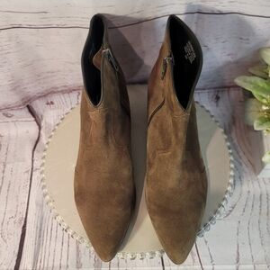 Ash Hurrican Brown Suede Ankle Boots Size 40